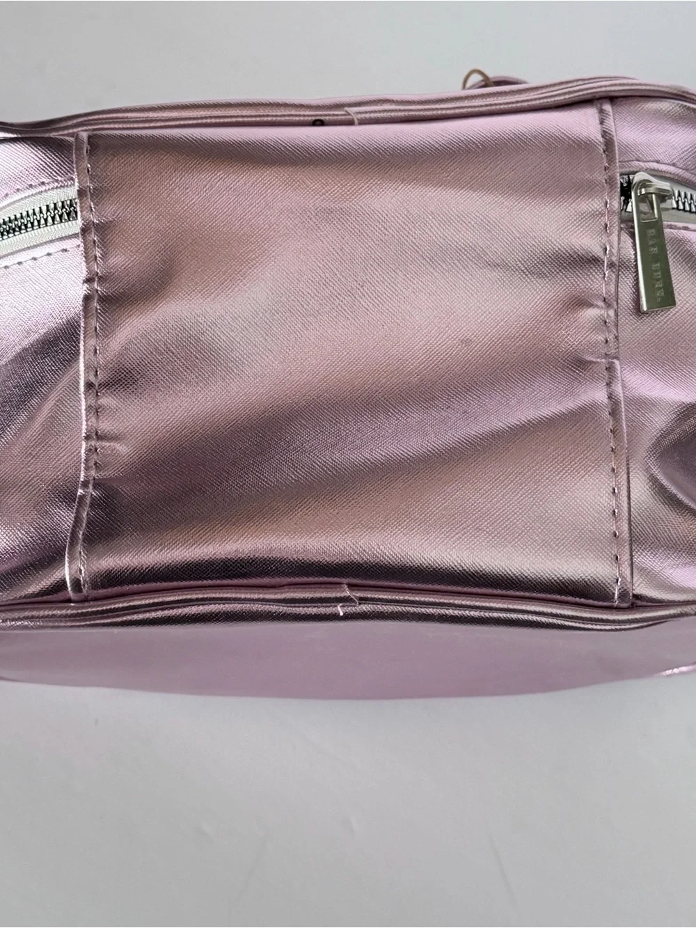 Rae Dunn Metallic Lavender 'GLAM KIT' Cosmetic Case